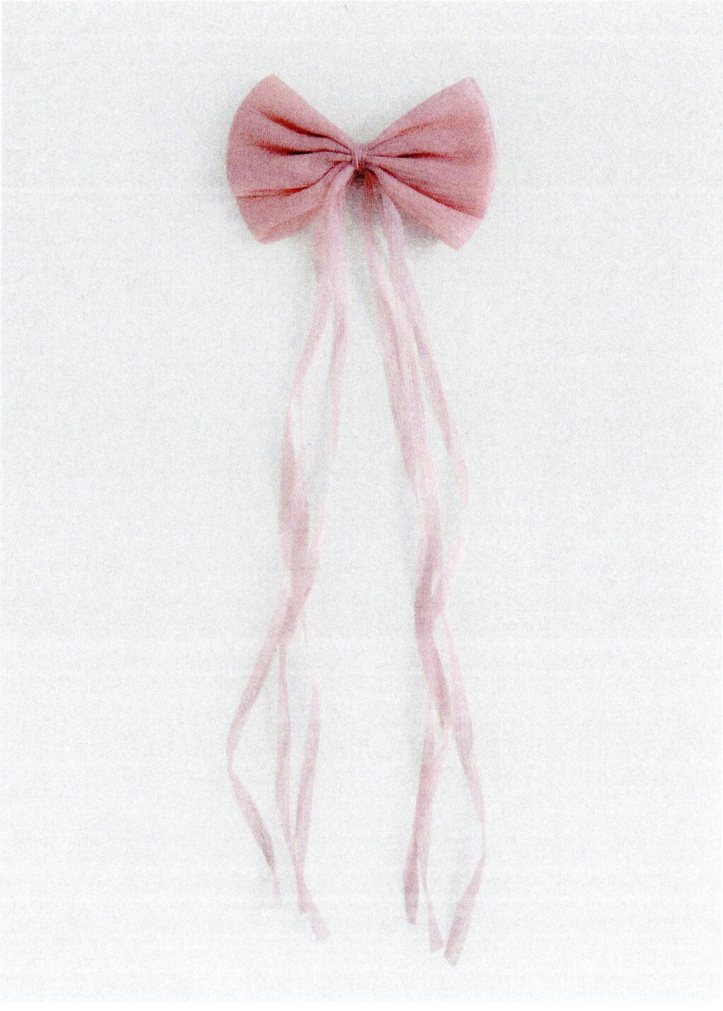 Bow hairclip - Pale Pink