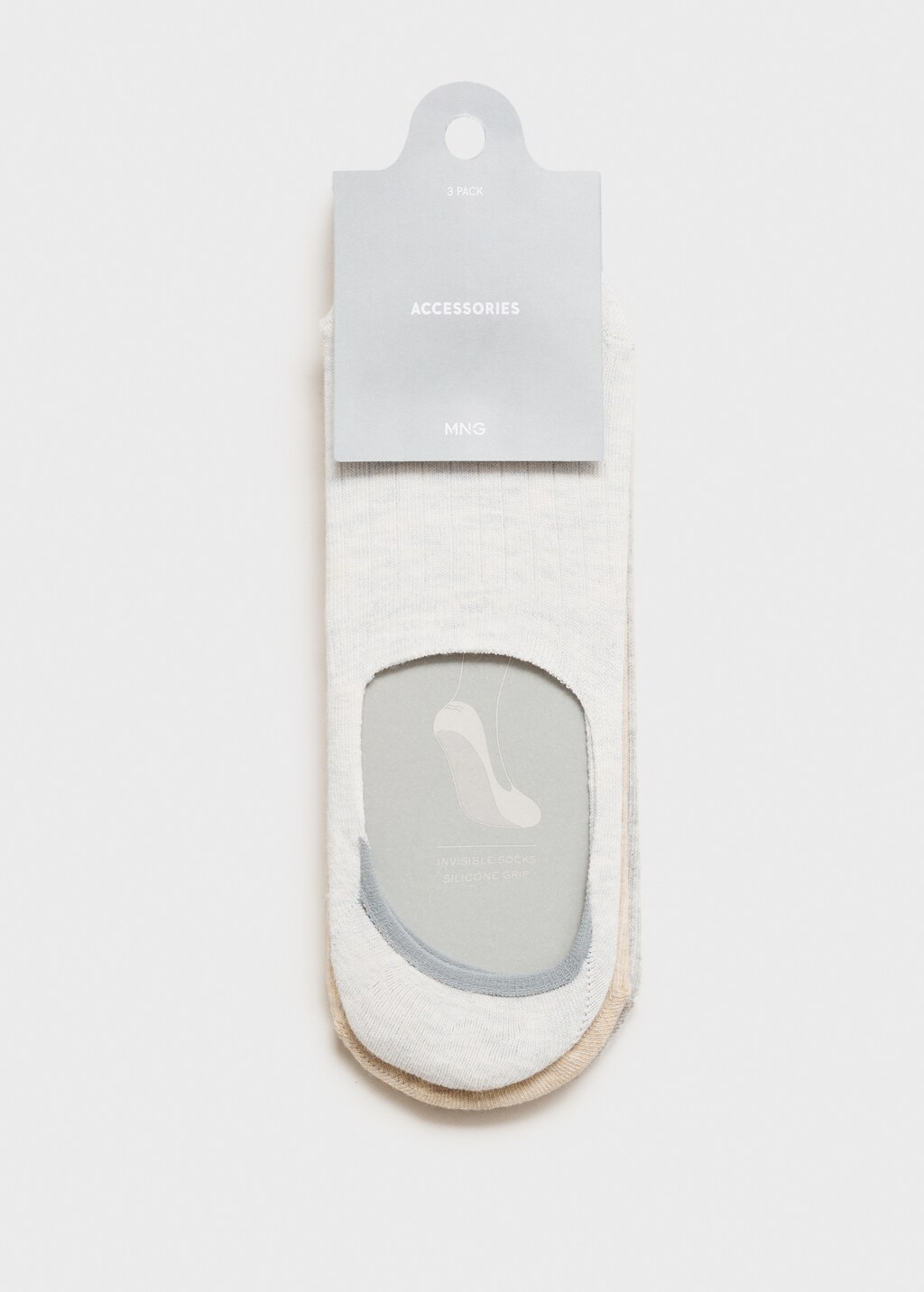 Pack of 3 ankle socks - Brown