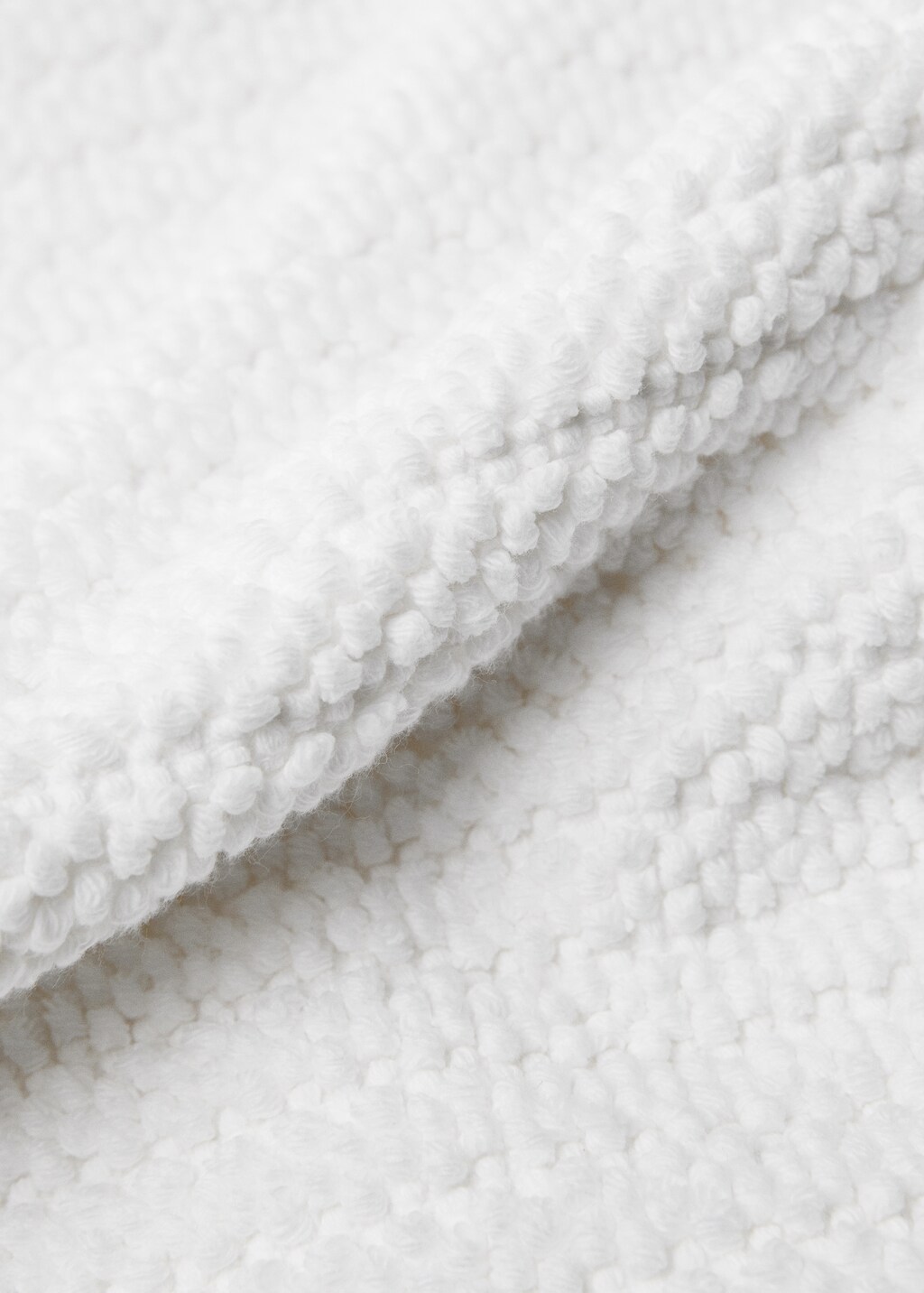 Reversible bath mat - White