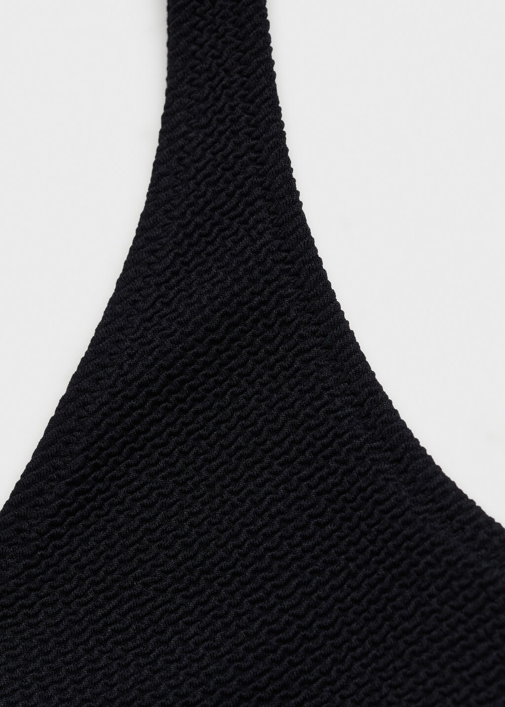 Textured bikini top - Red