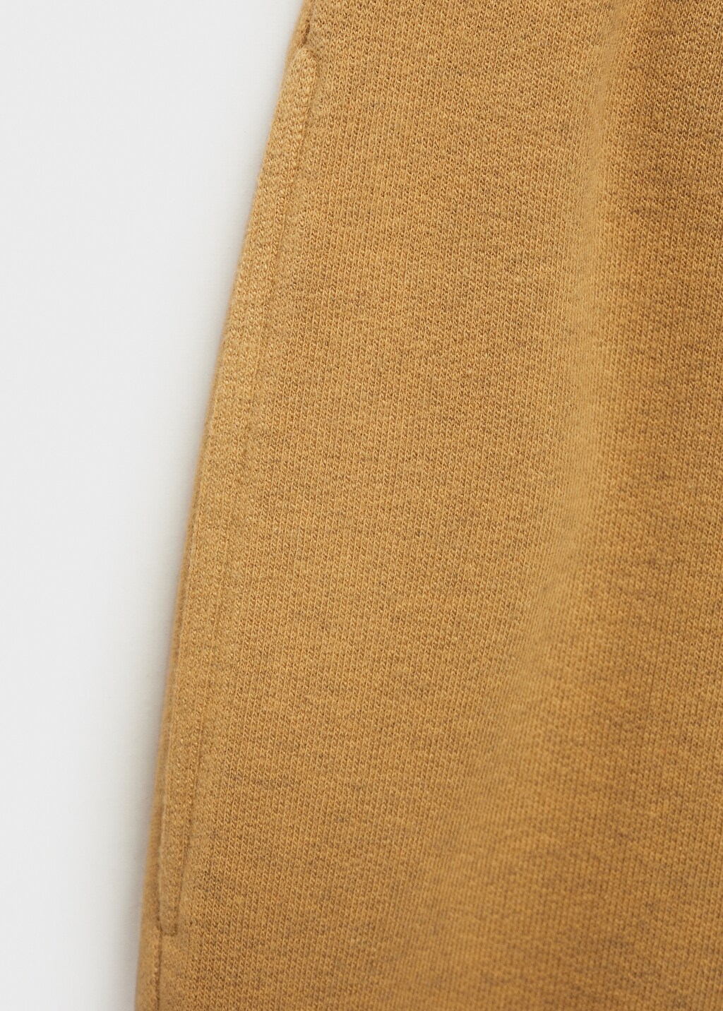 Heather fleece cotton trousers - Plum