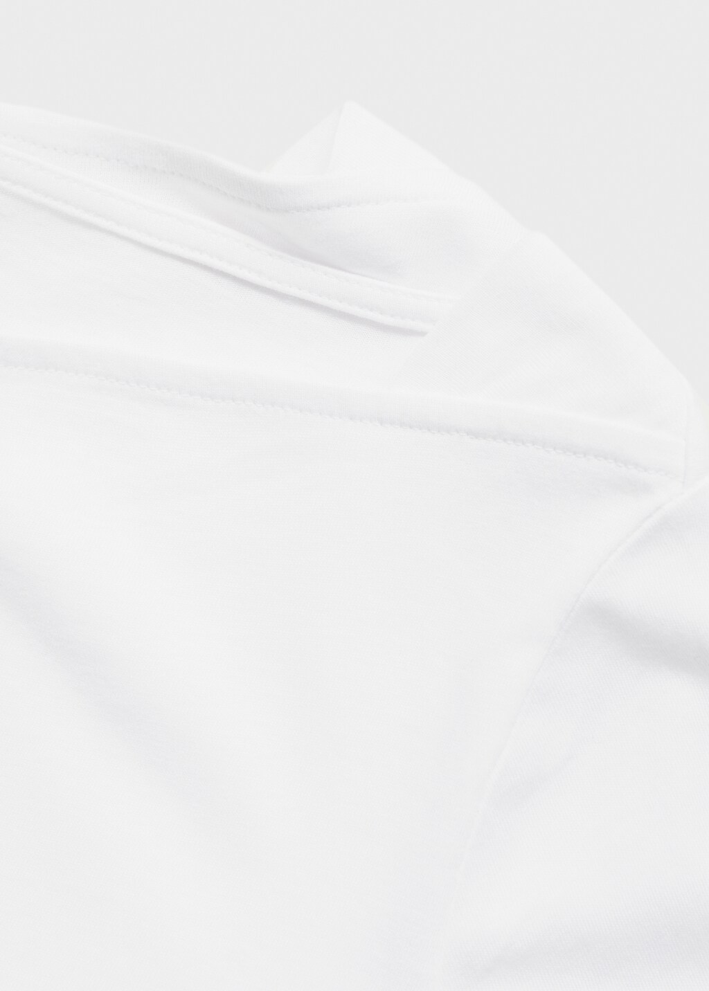 Cotton boat neck t-shirt - Black