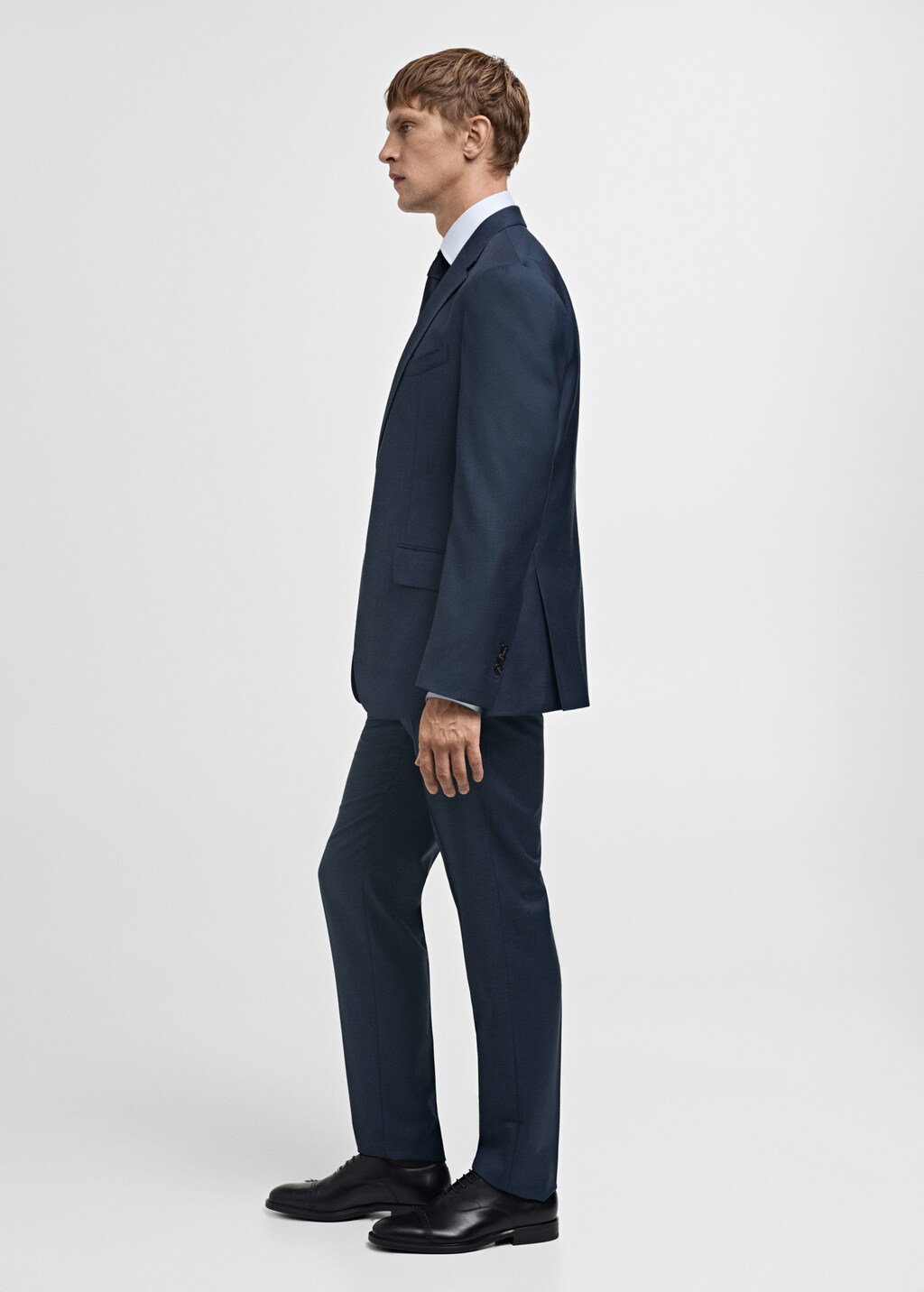 Venice 100% virgin wool suit jacket - Dark Navy