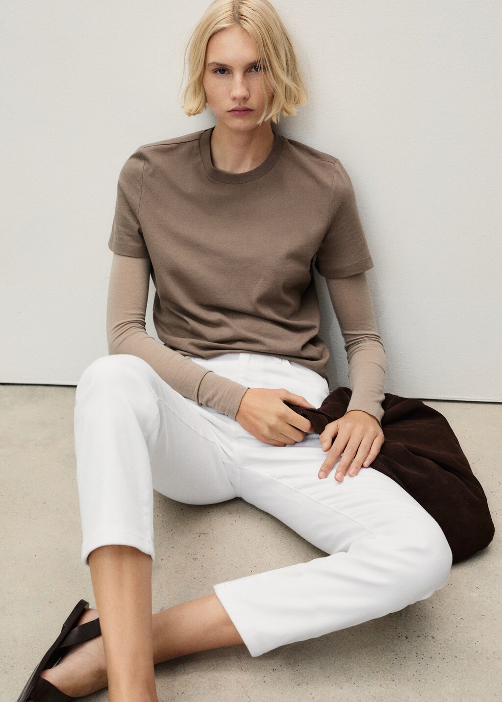 Claudia slim-fit cropped jeans - Open Grey