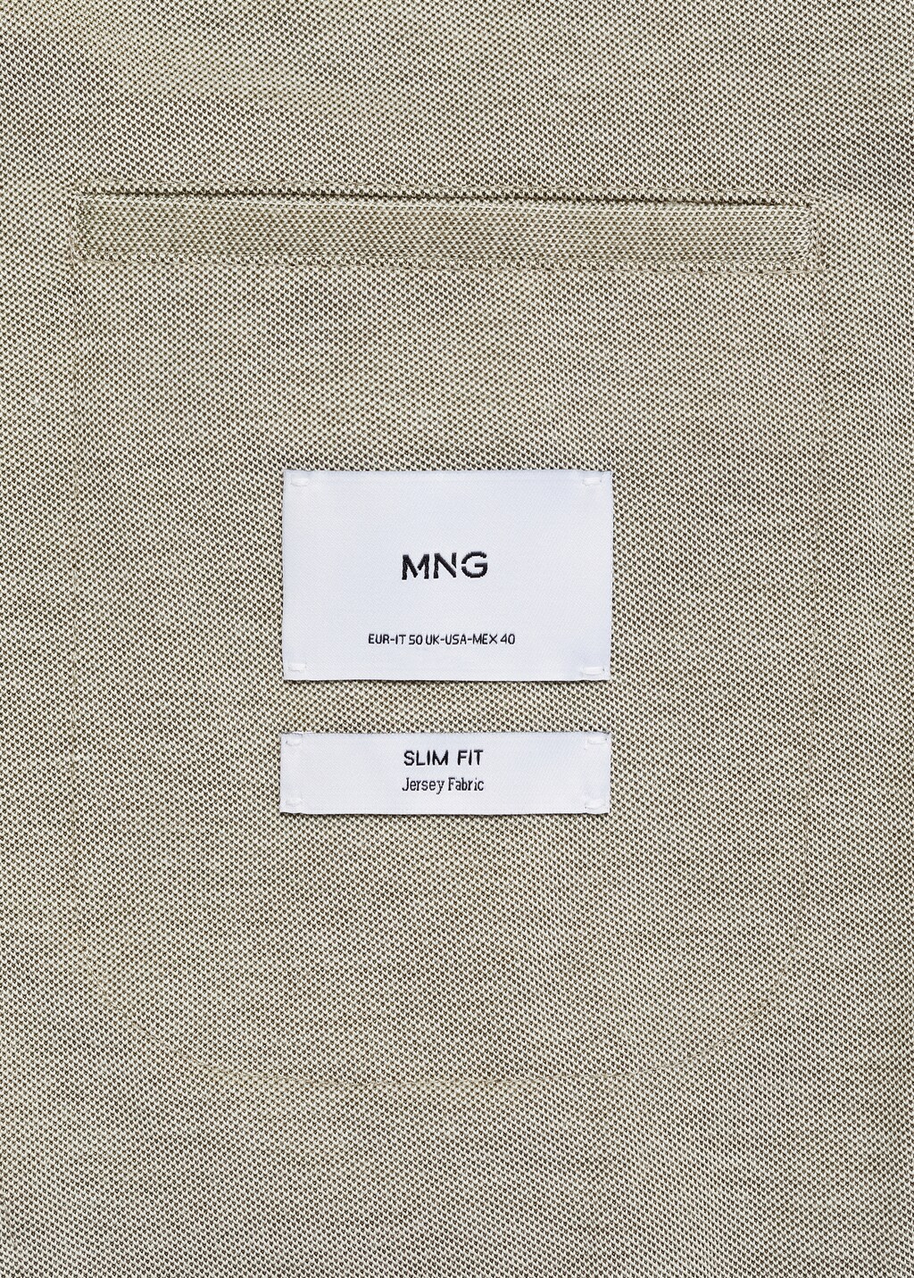 Slim fit cotton blazer - Sky Blue