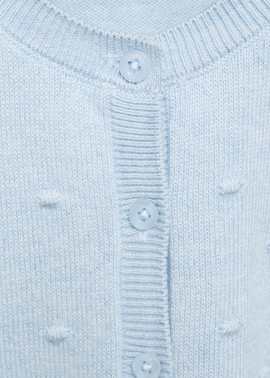 Embroidered knit cardigan - Pastel Yellow