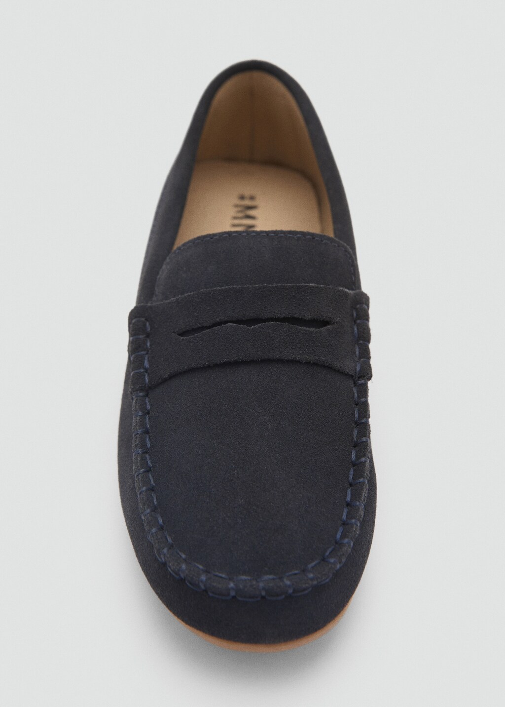 Suede leather loafers - Blue