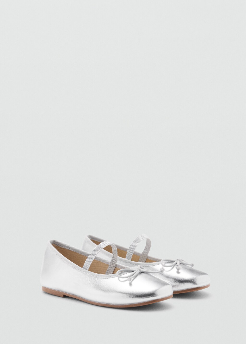 Metallic ballet flats - Silver