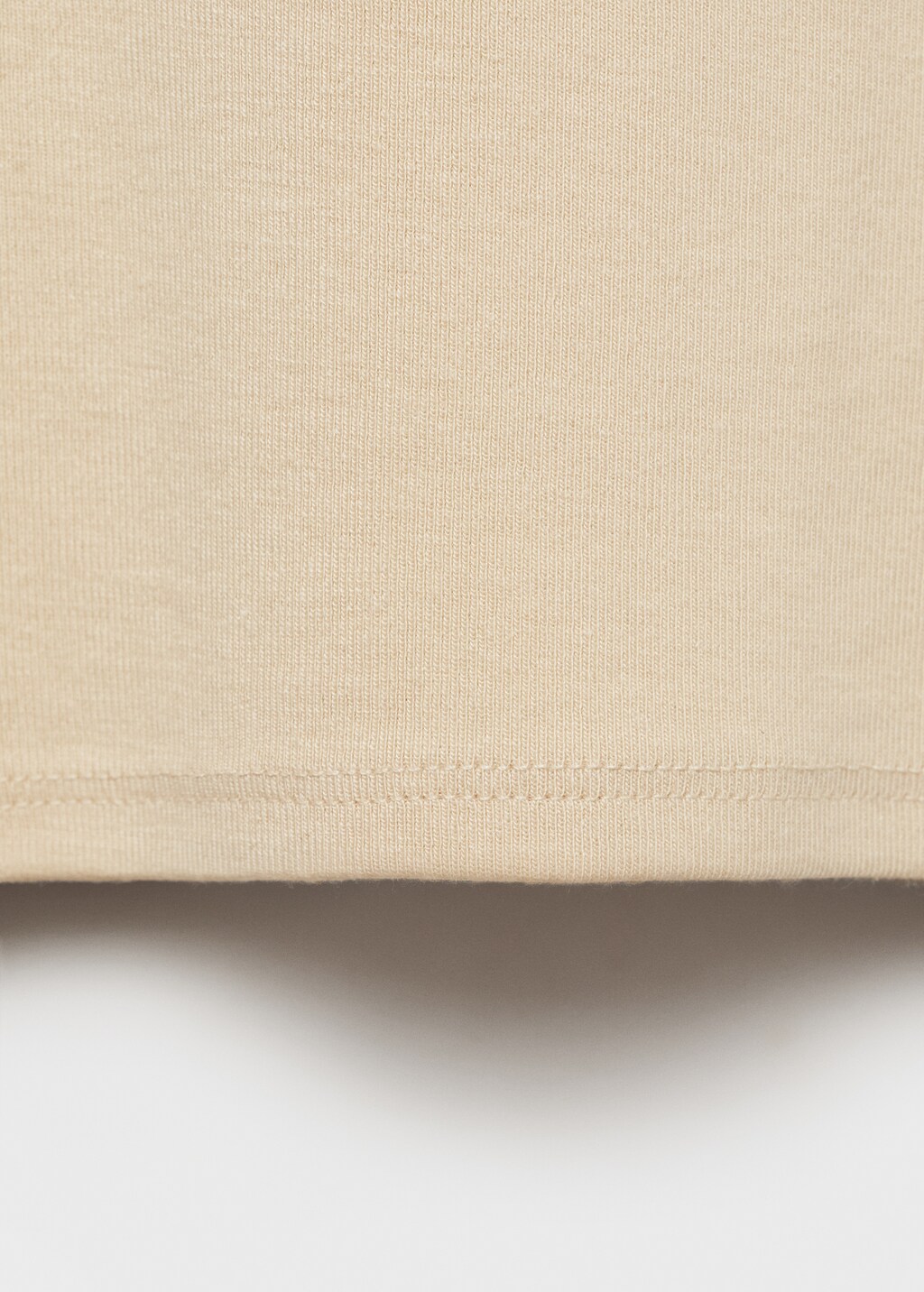 Fitted crop t-shirt - Black