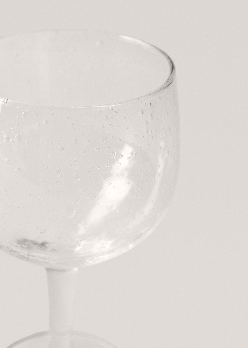 Bubble-design glass - Ice Grey