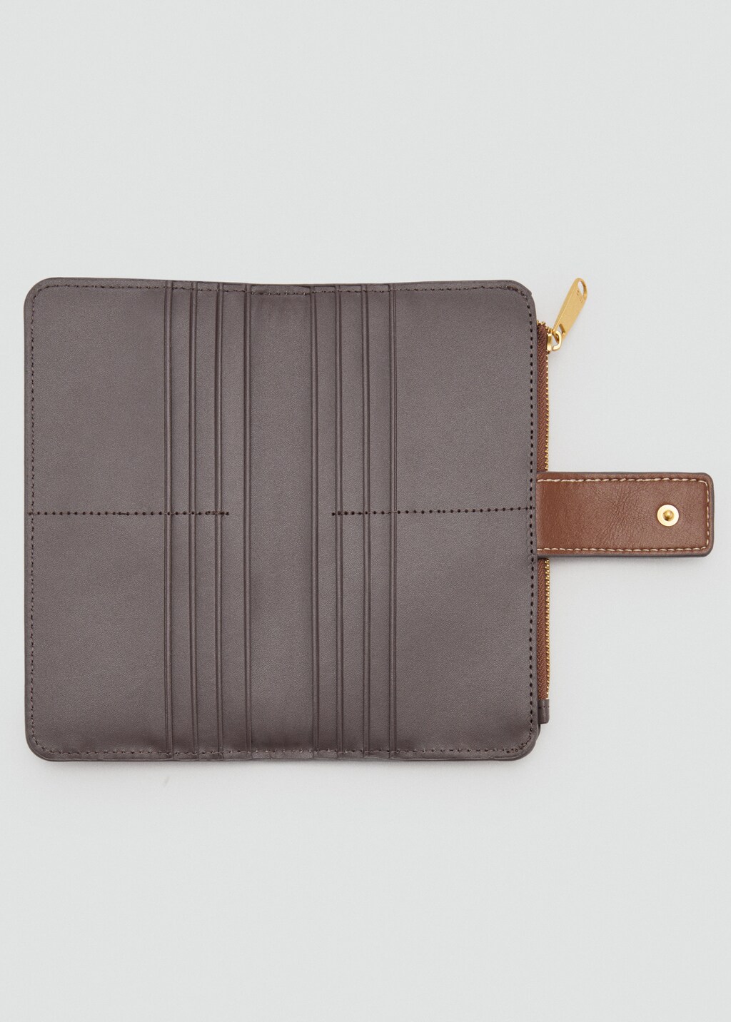 Coin purse with printed logo - Leather