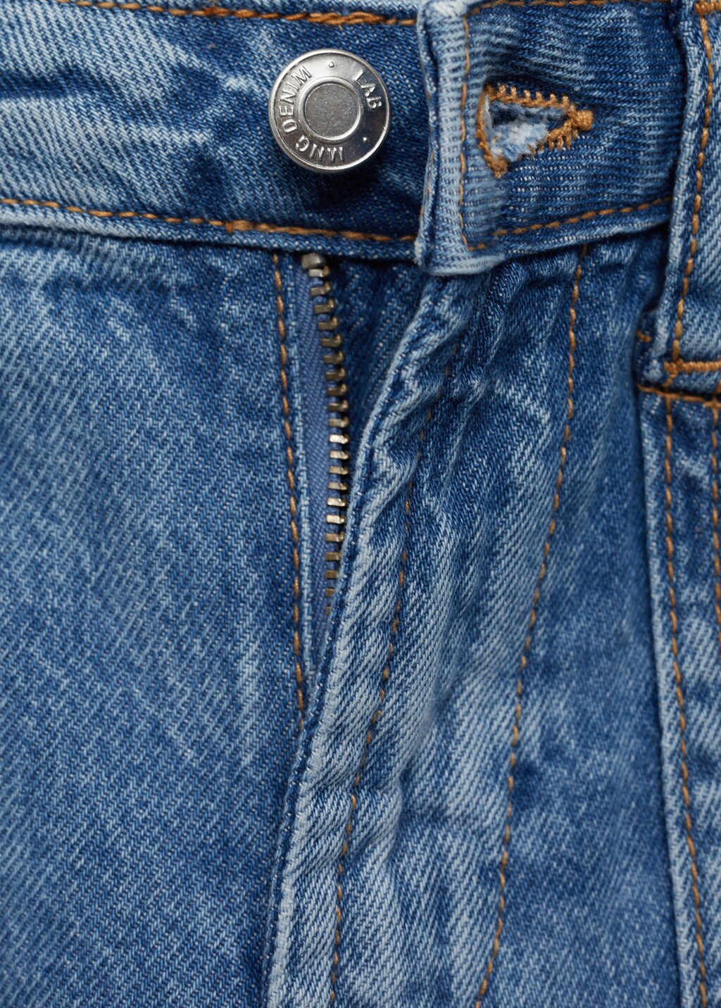 High-rise wideleg jeans - Medium Blue