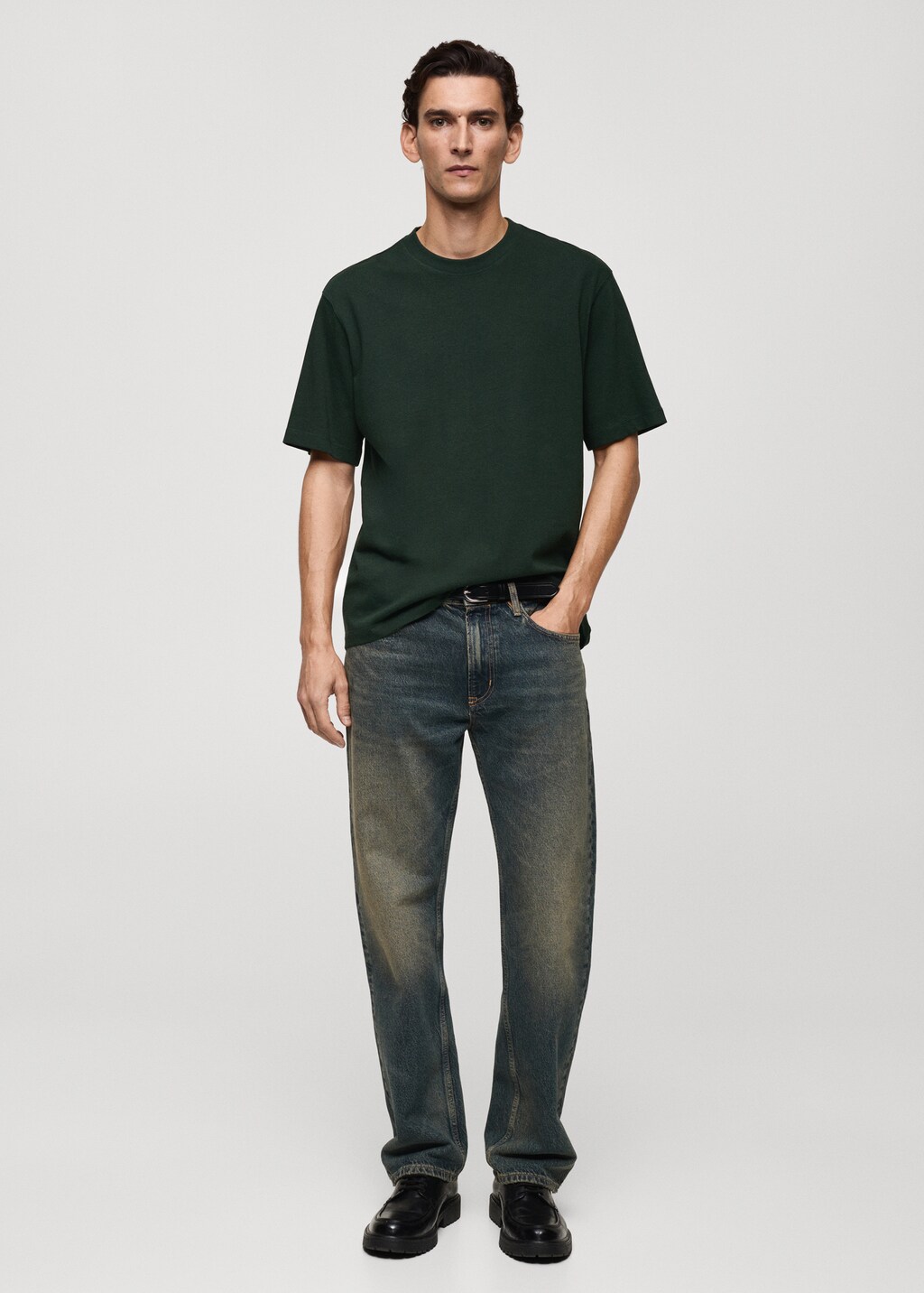 Heavy weight relaxed fit T-shirt - Dark Navy