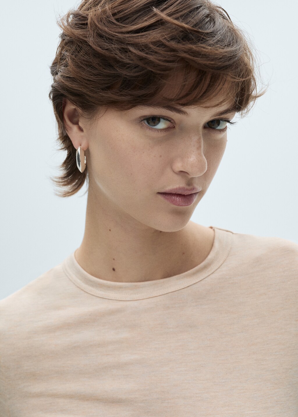 Long-sleeved fitted t-shirt - Black