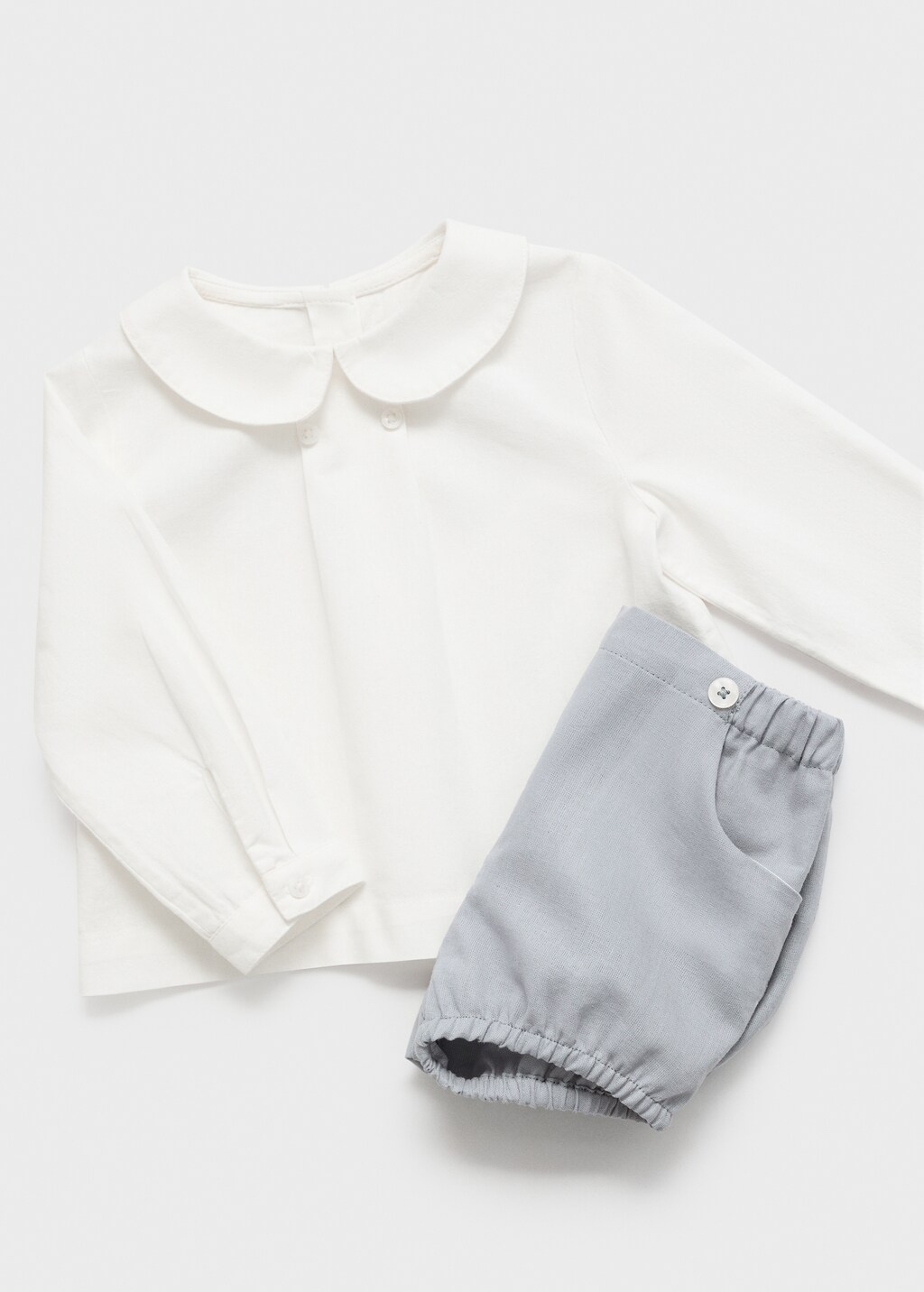 Babydoll collar blouse - Off White