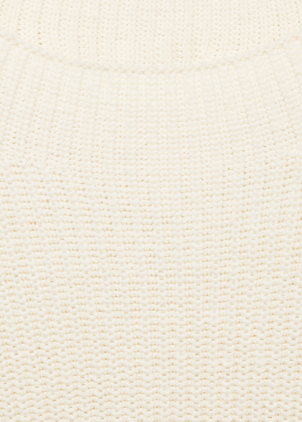 Knitted cotton sweater - Off White