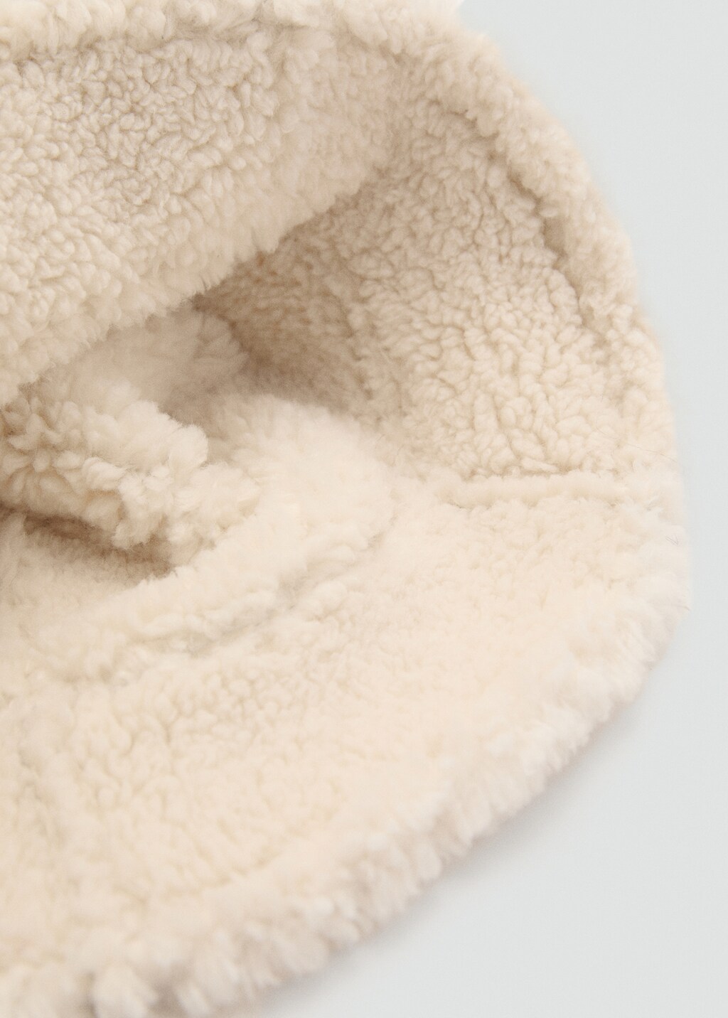 Shearling bucket hat - Chocolate