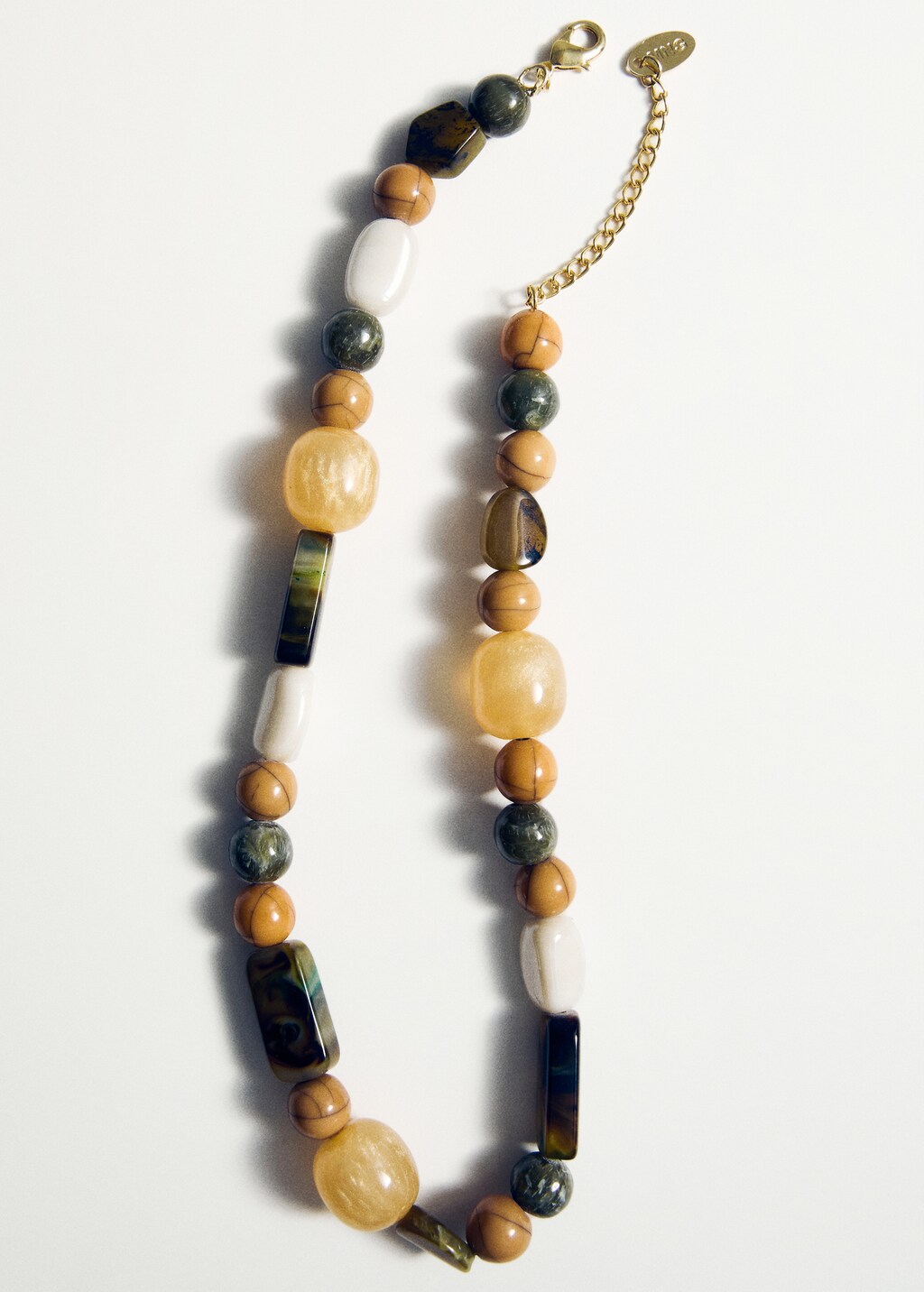 Combined ball necklace - Pastel Green