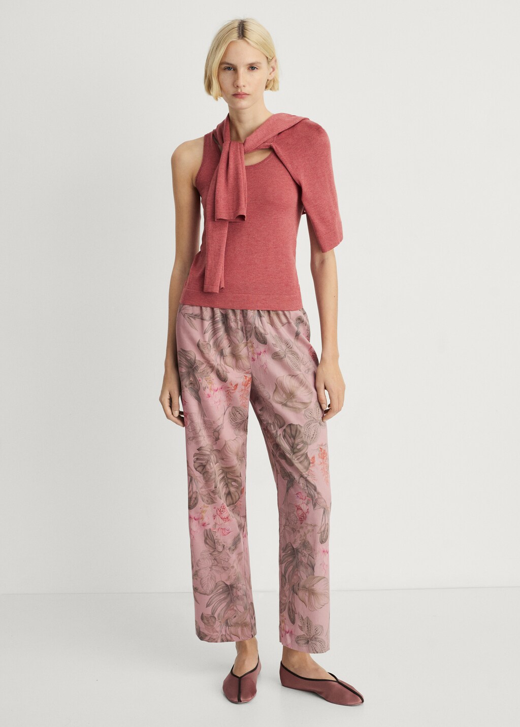 Ribbed knit tank top - Mint Green