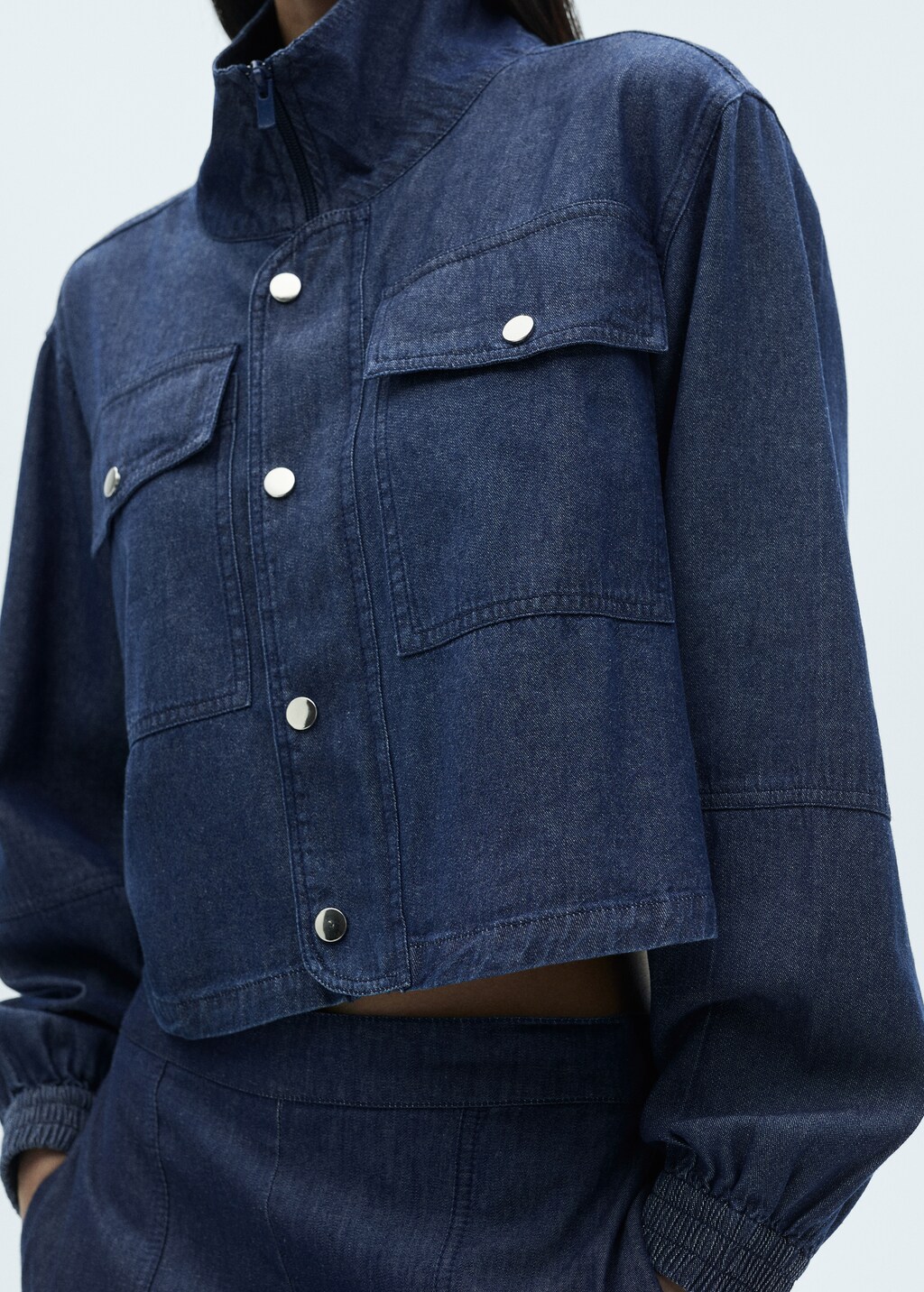 Pockets denim jacket - Medium Blue