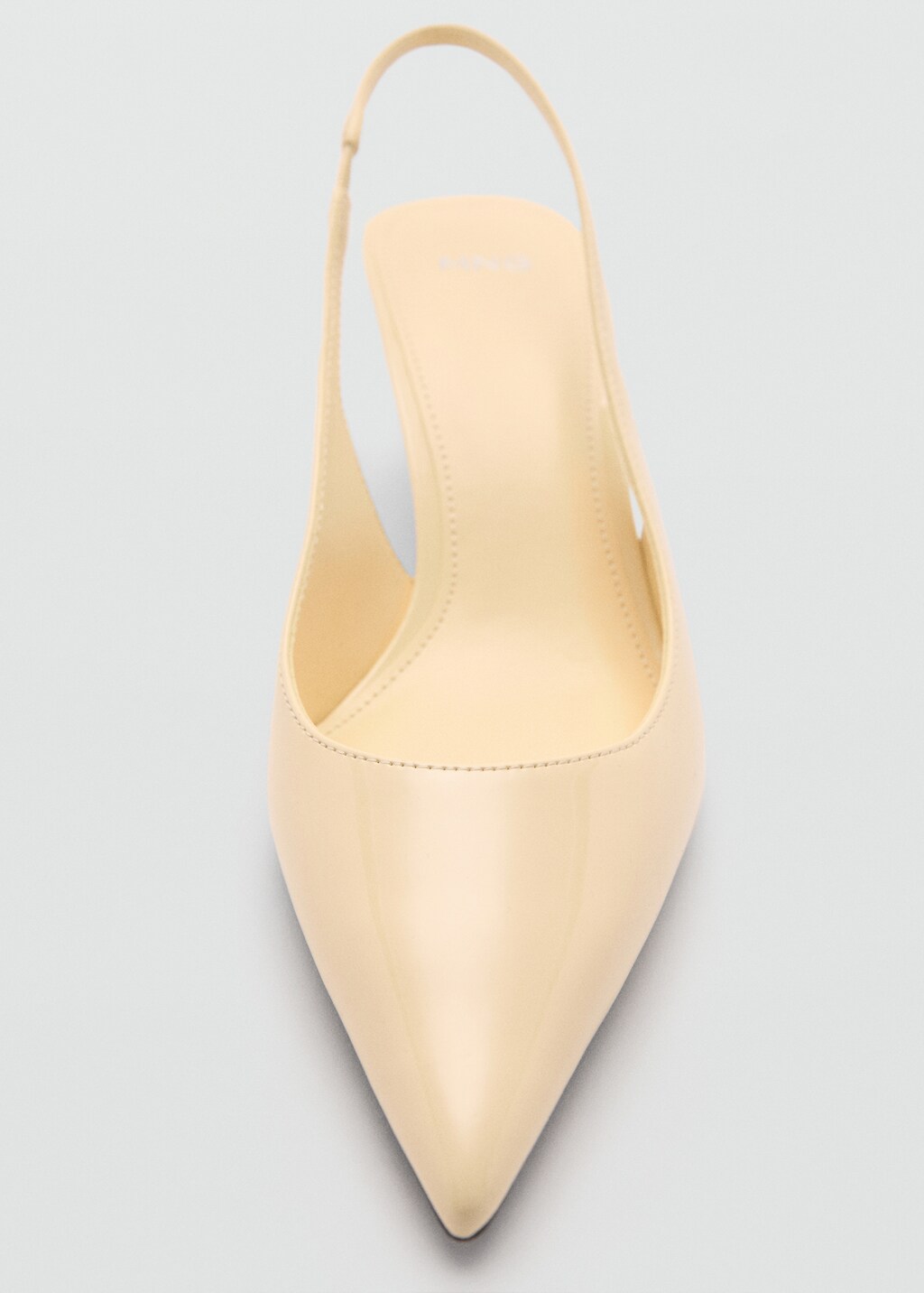 sling back heel shoes - Pastel Yellow