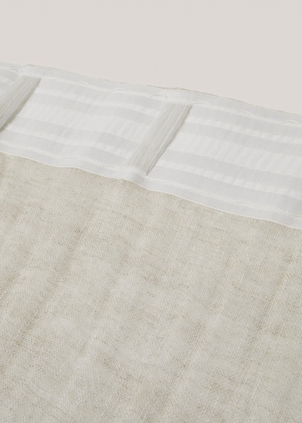 100% linen curtain - Light/Pastel Grey