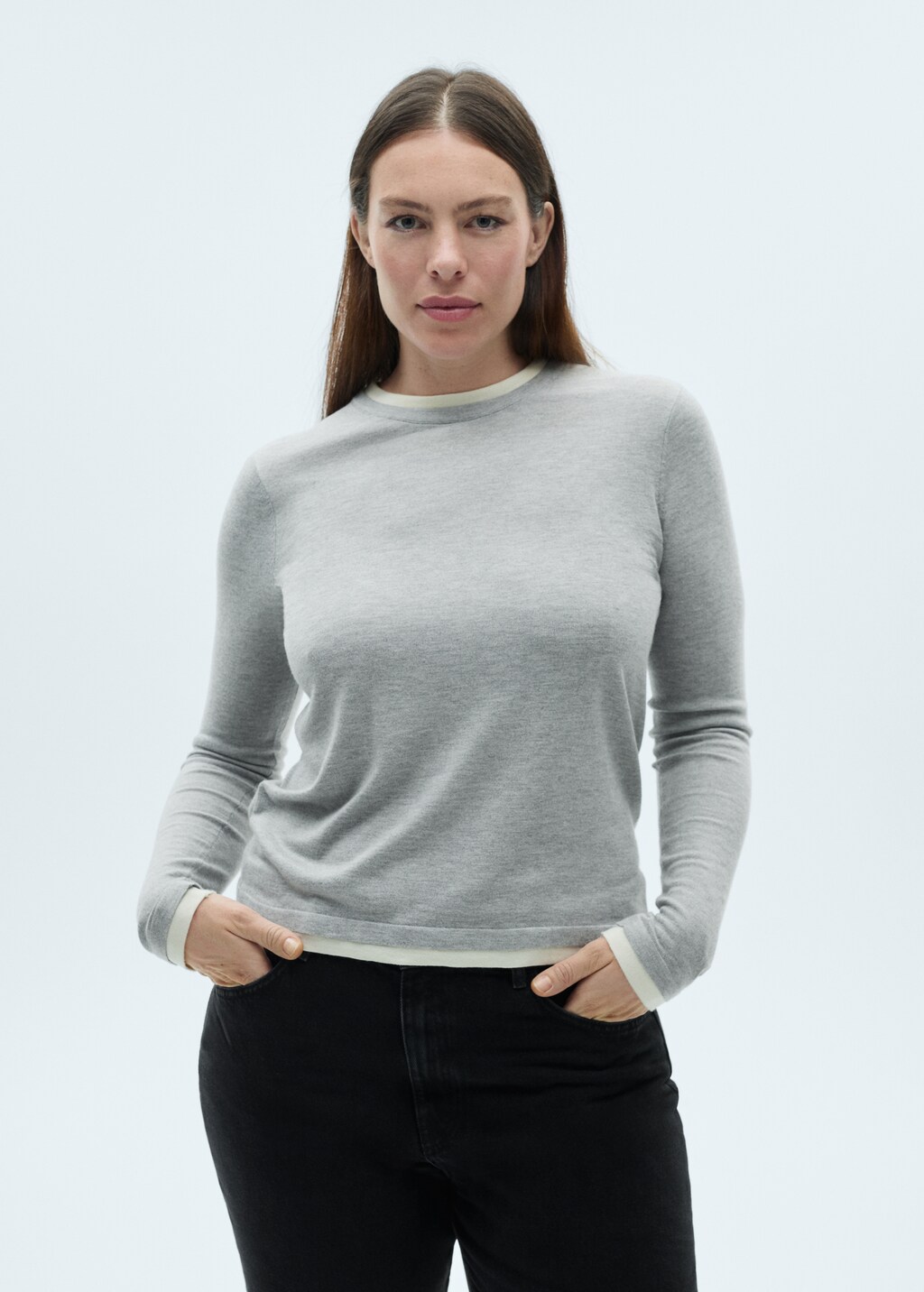 Matilda medium-rise straight-fit jeans - Light Blue