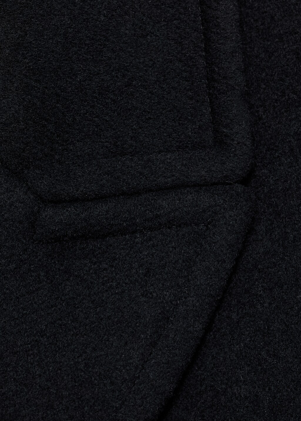 Double-breasted wool coat - Ochre