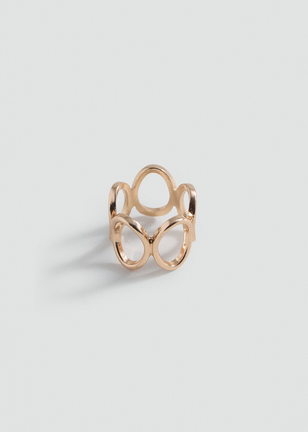 Rigid circle ring - Gold