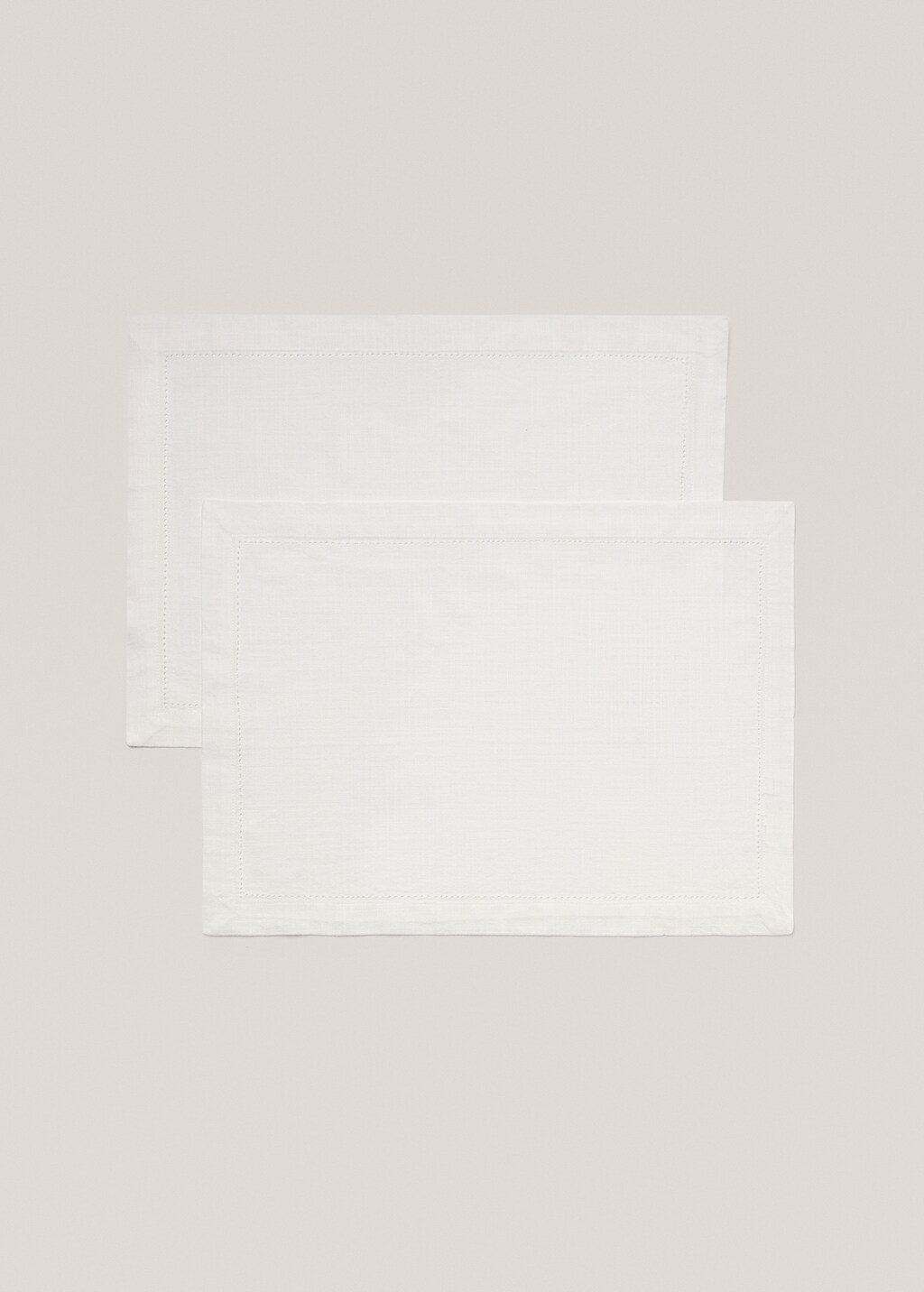 Single cotton hemstitch - Off White