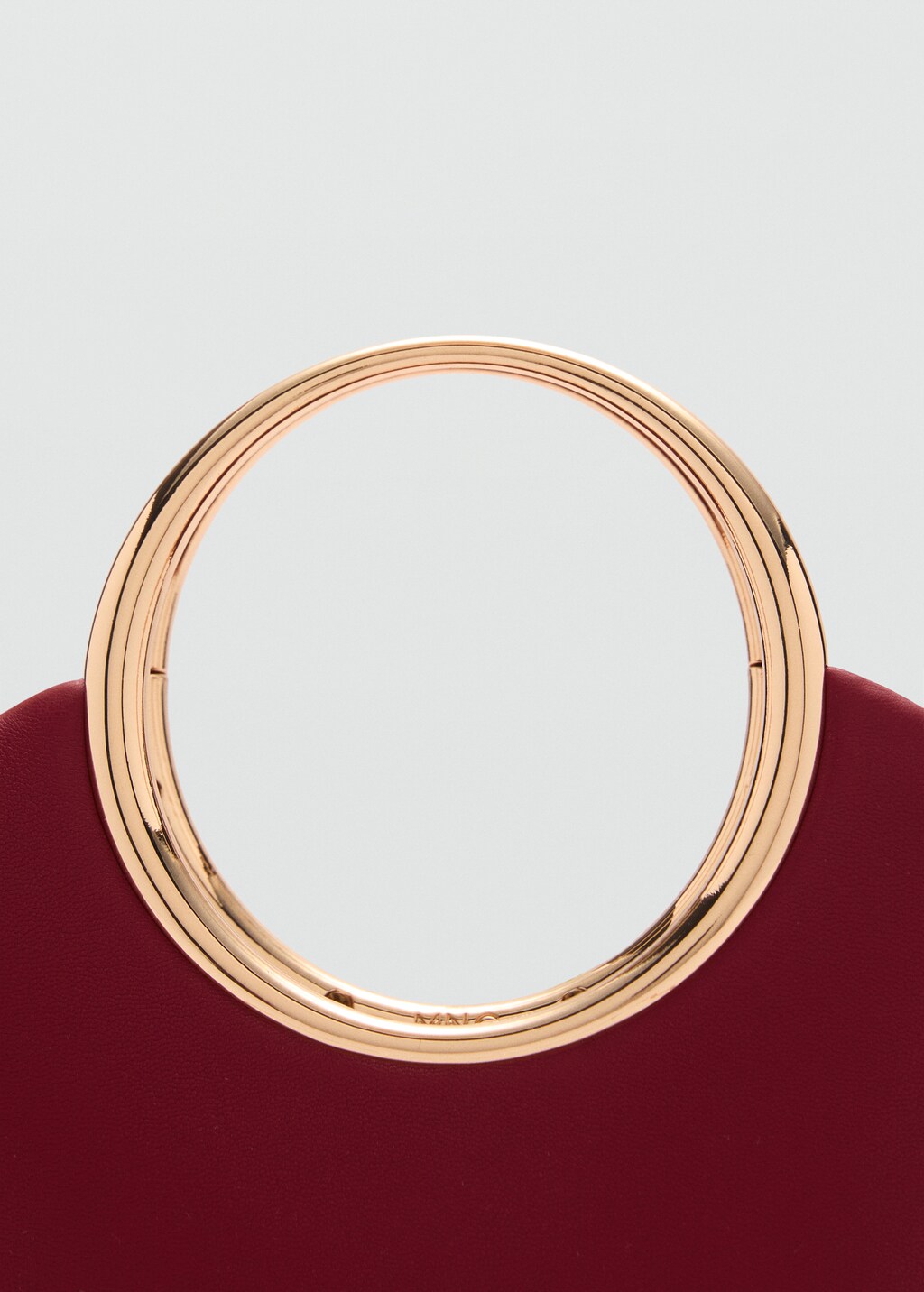 Handbag with metallic details - Black