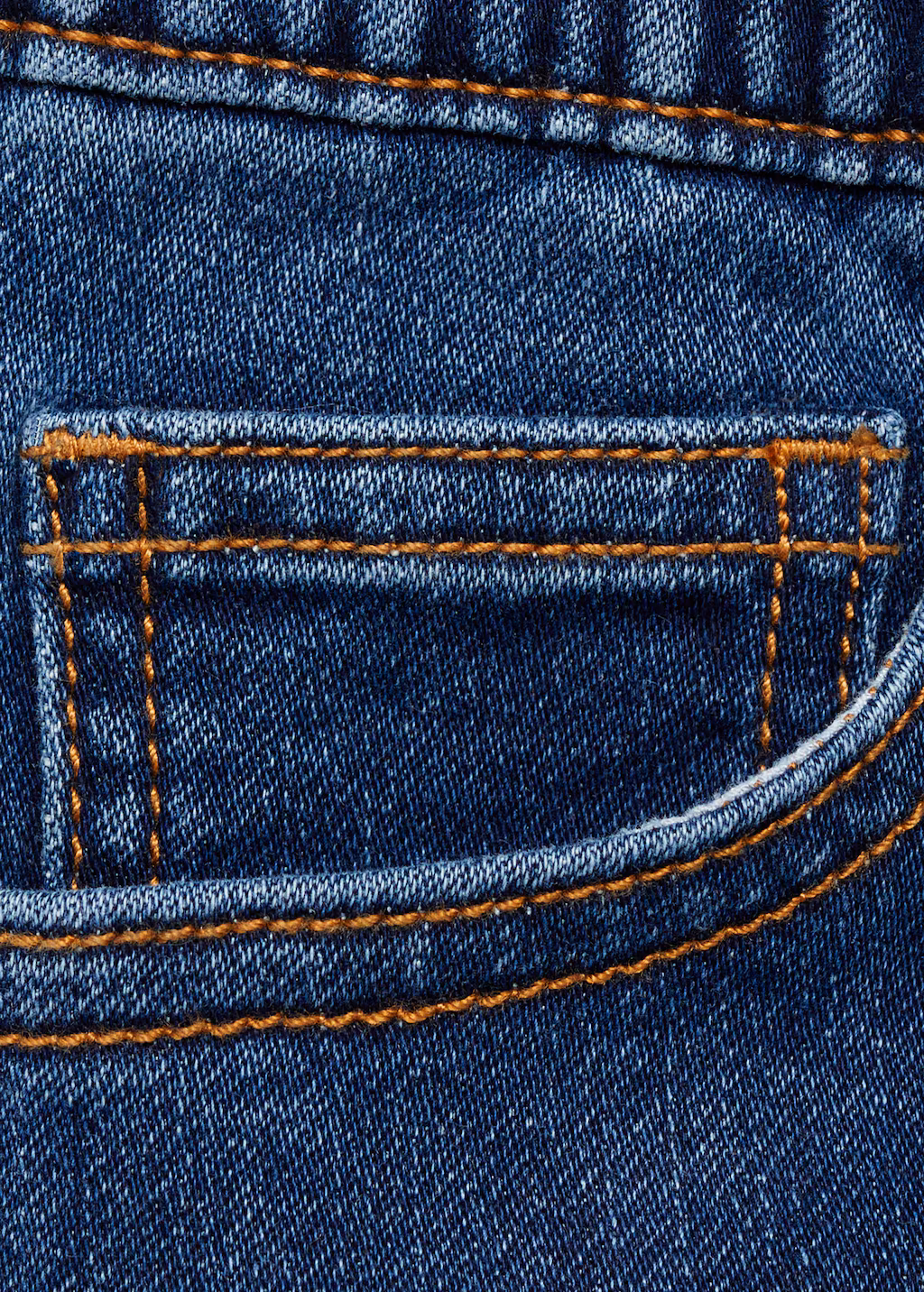 Drawstring waist jeans - Medium Blue