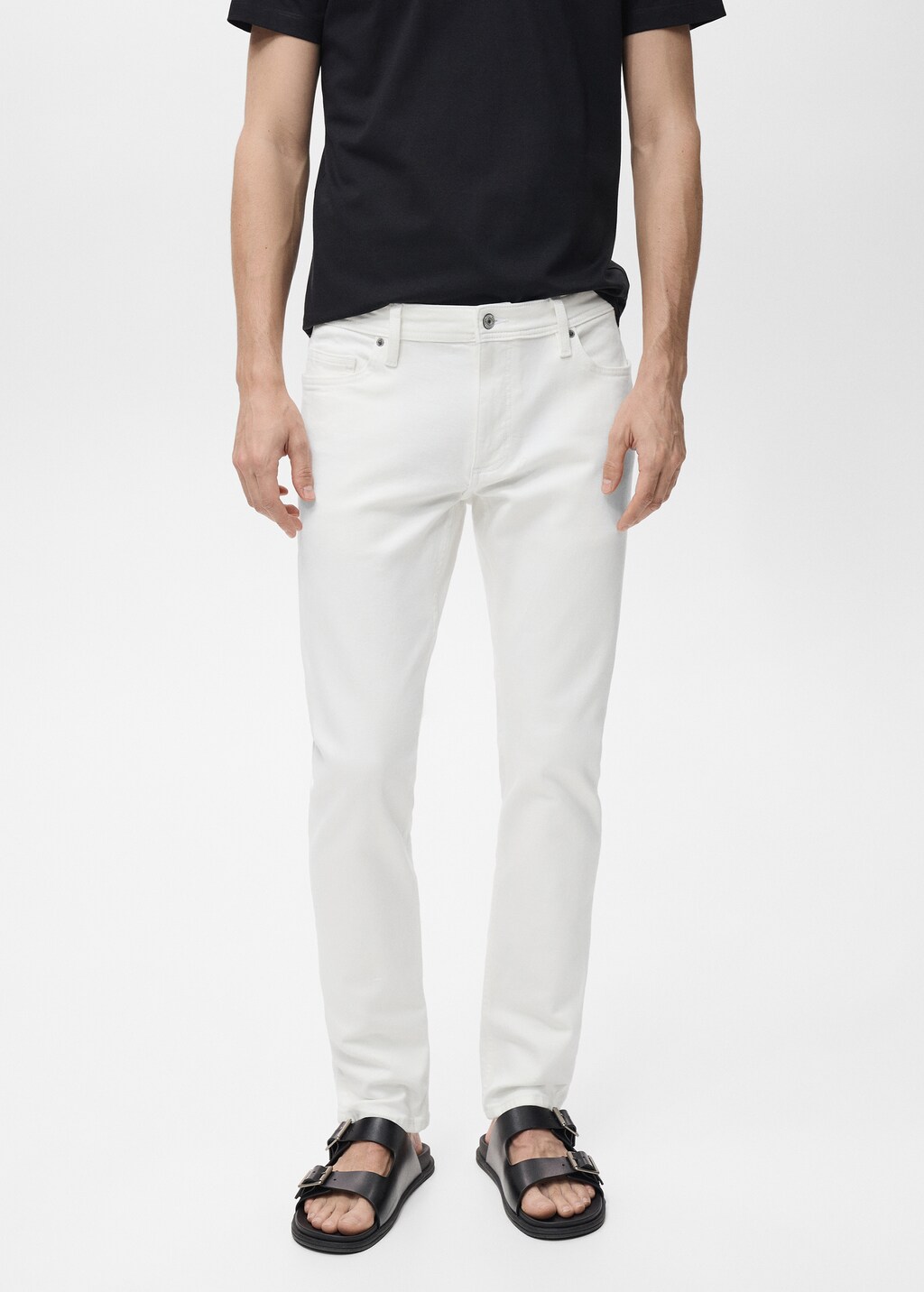 Slim fit black Jan jeans - Black denim