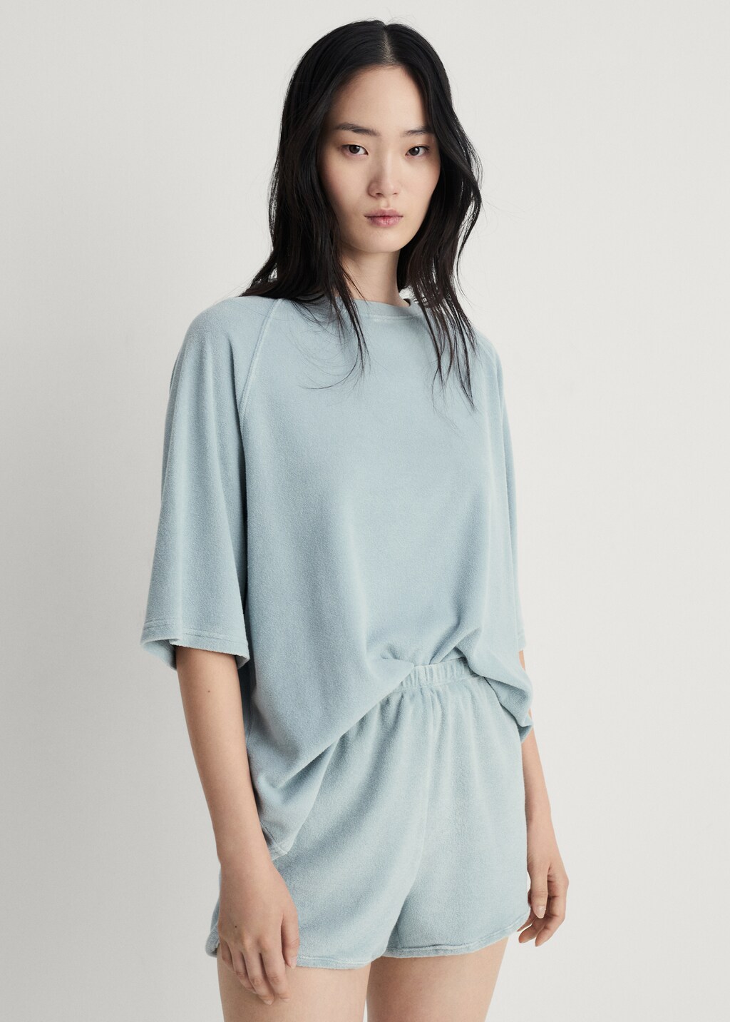 Pyjama shorts terry - Pink