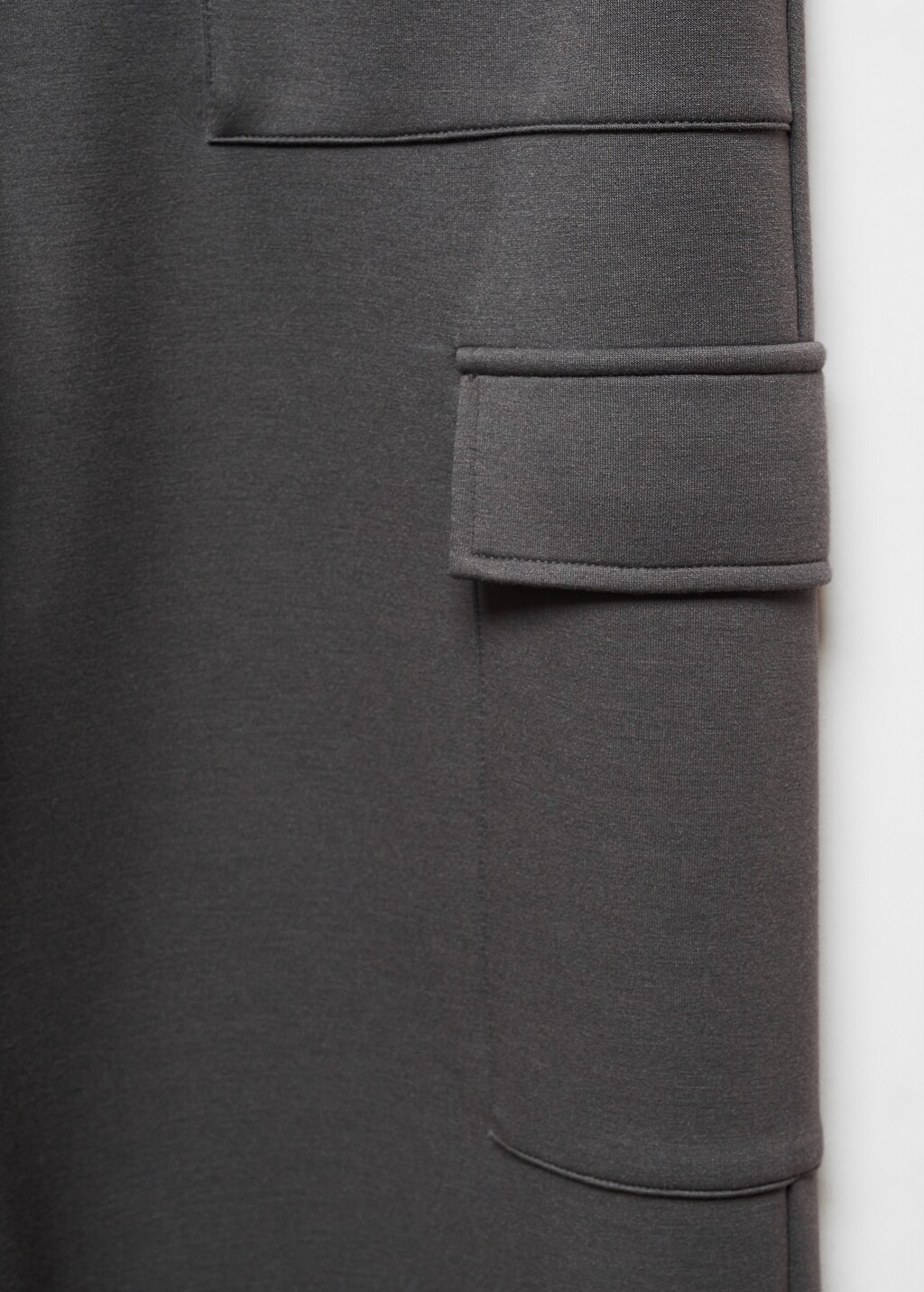 Elastic waist cargo trousers - Khaki