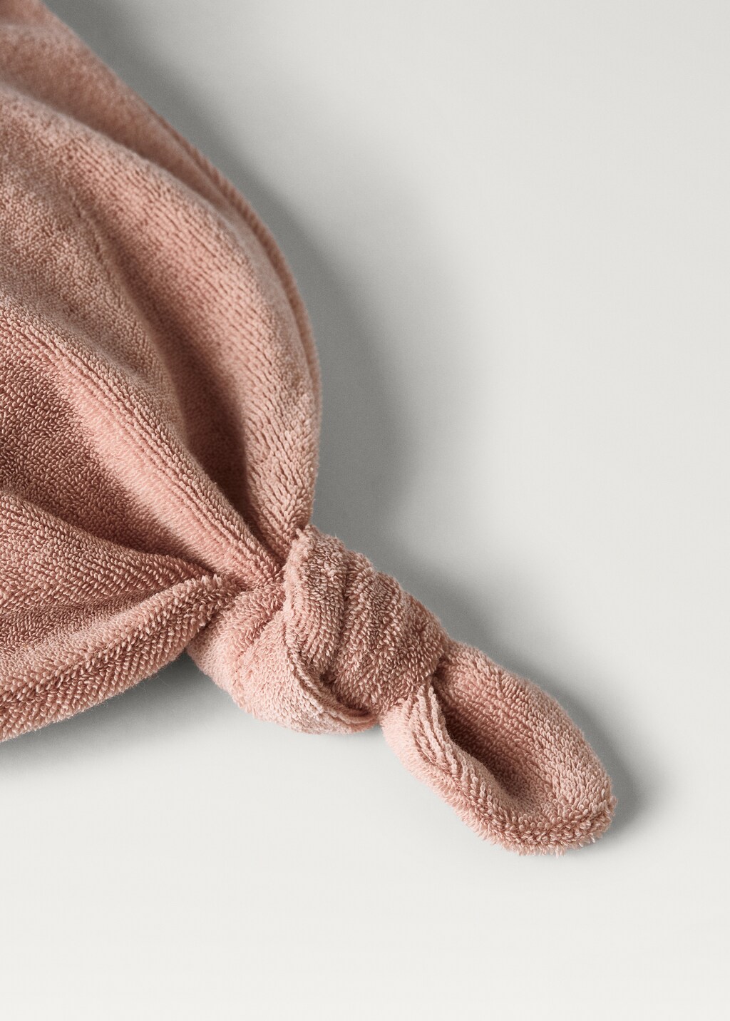 Knot detail terry cap - Mint Green