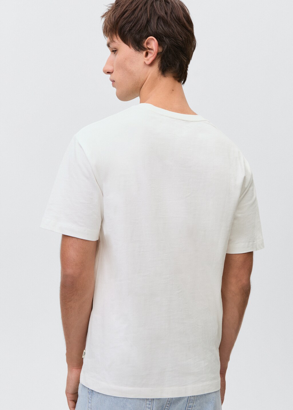 Essential cotton-blend T-shirt - Off White