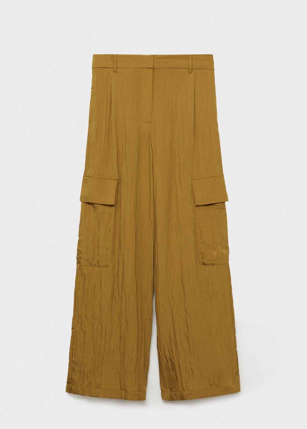 Textured cargo trousers - Sand
