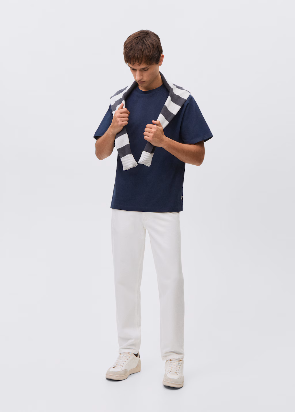 Essential cotton T-shirt - Dark Navy