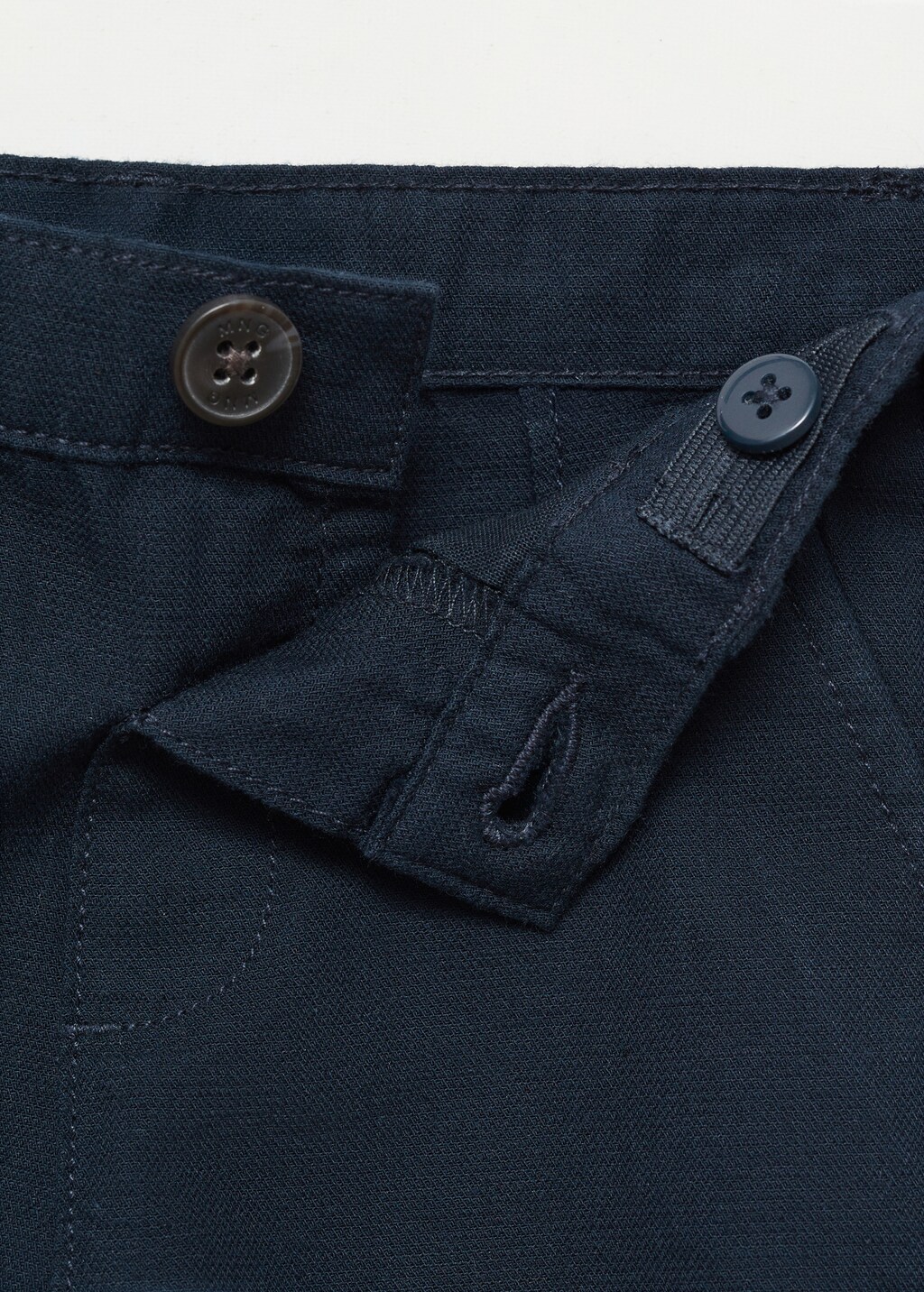 Linen-cotton blend Bermuda short - Sand