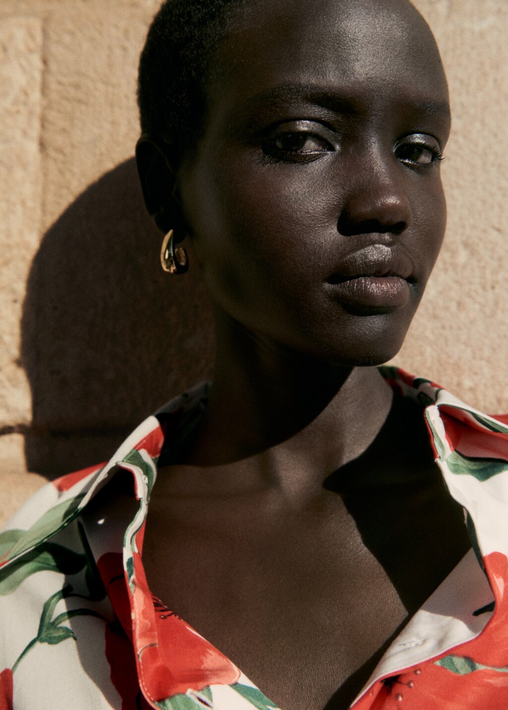 Twisted hoop earrings - Silver