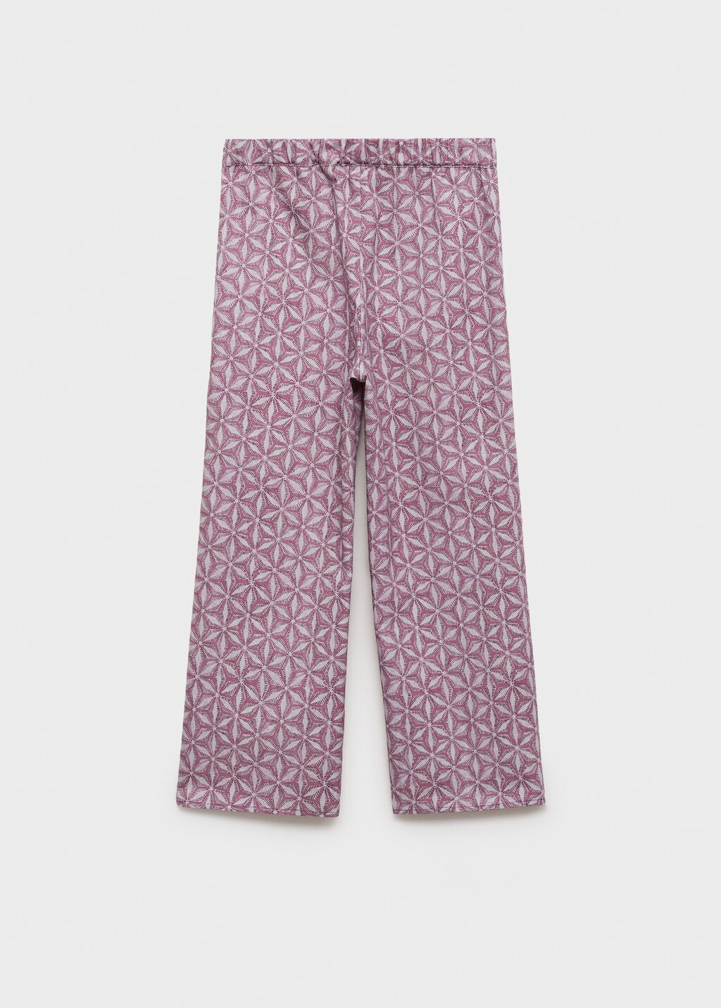 Printed pocket trousers - Pink