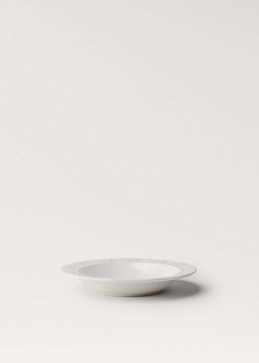 Soup plate cenefa - Off White
