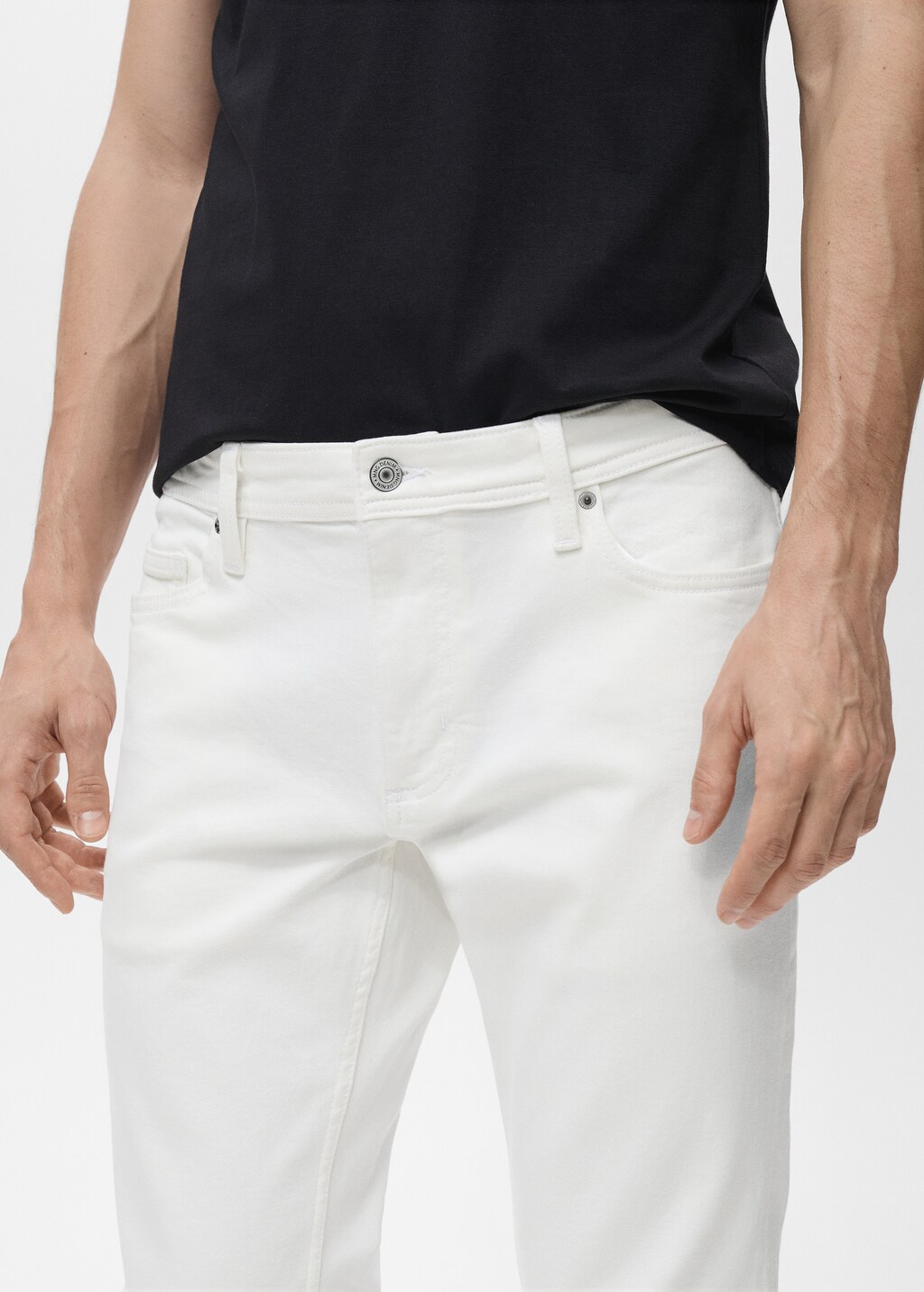 Slim fit black Jan jeans - Black denim