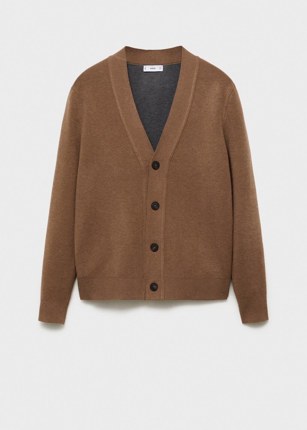 Knitted button cardigan - Dark Navy