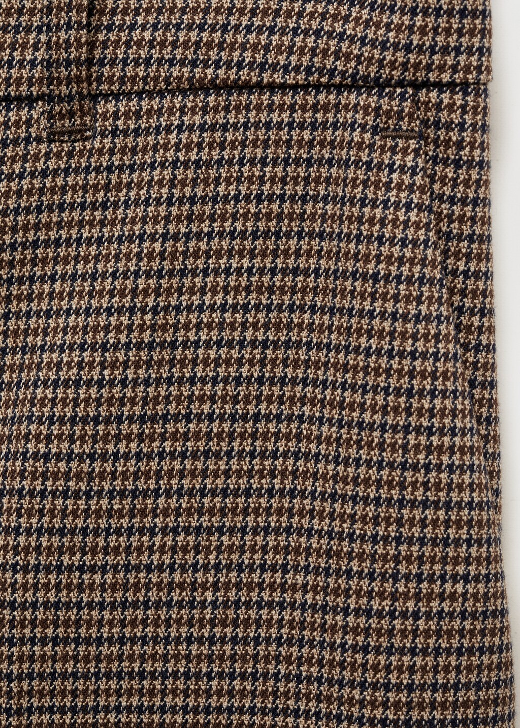 Mid-rise wideleg trousers - Brown