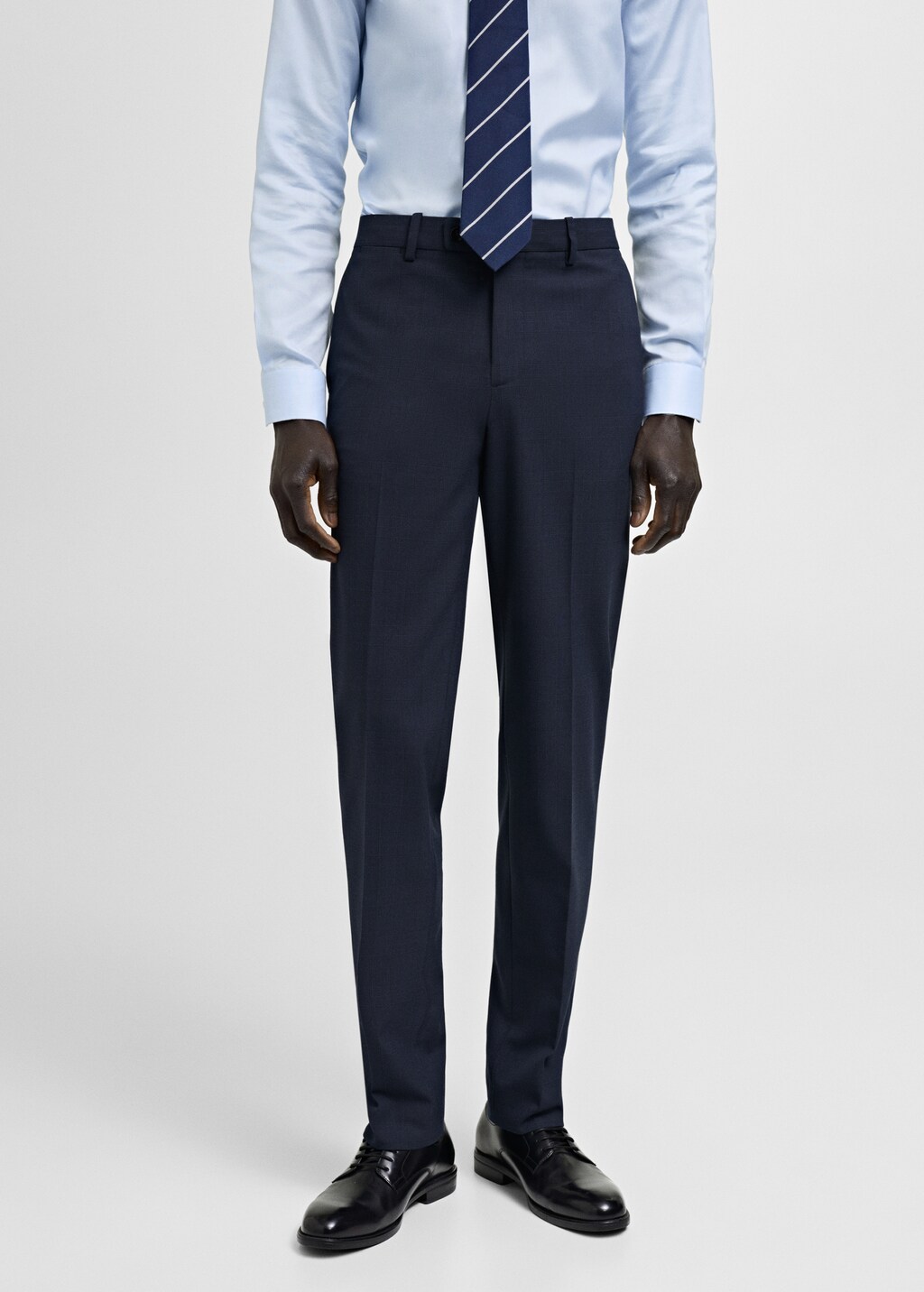 Milan slim-fit suit trousers - Grey