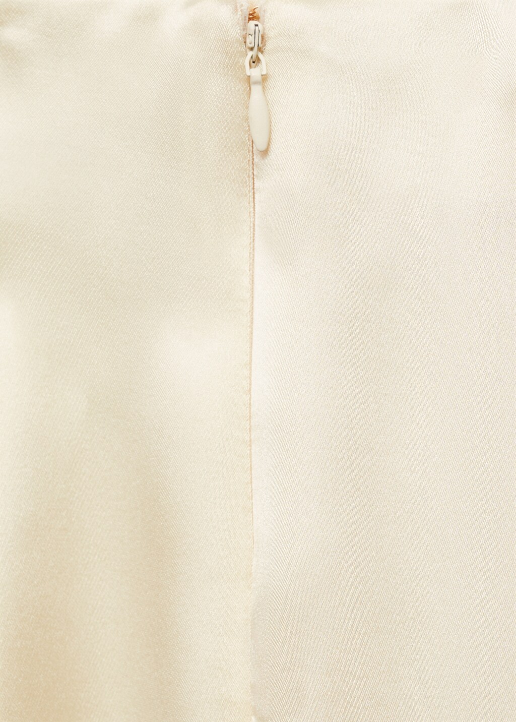 Satin straight-fit trousers - Black