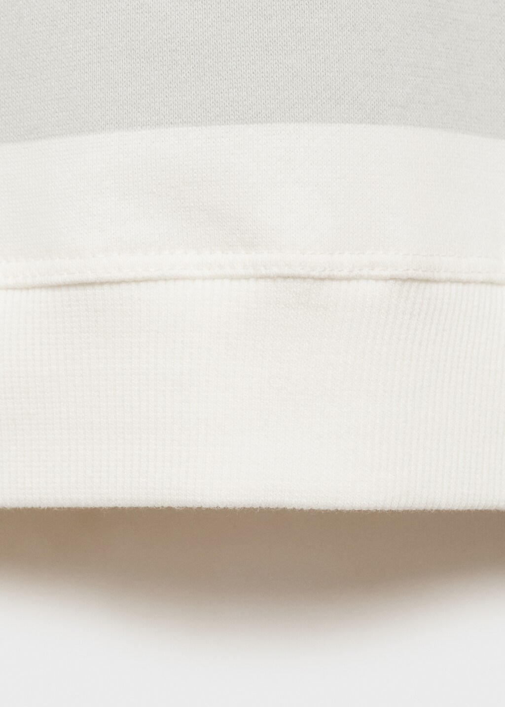 Striped cotton-blend sweatshirt - Blue