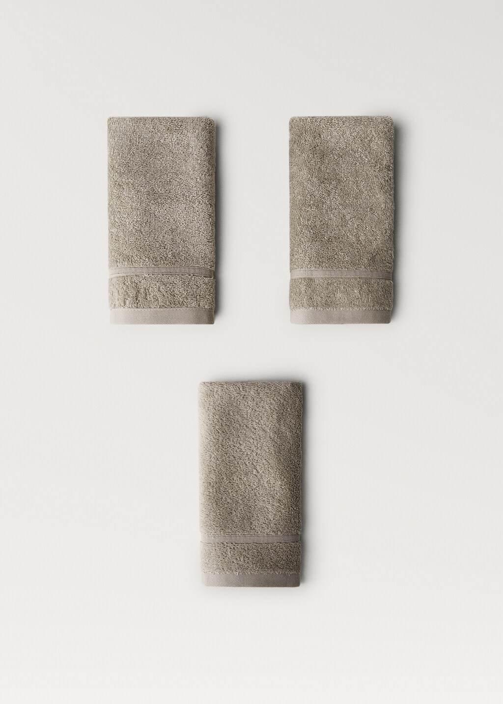 Terry cotton towel - Grey